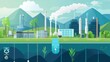 © inthasone - An infographic explaining how hydrogen and carbon capture technologies can work together to fight climate change