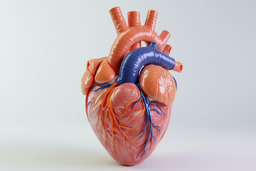 close up of a human heart 