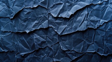 Poster - Dark blue cardboard's texture