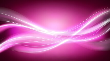 Wall Mural - abstract pink and white waves background