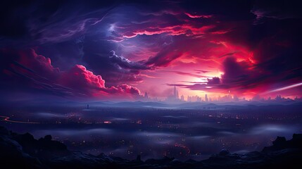 Wall Mural - cosmic nebula background sky cloud breathtaking view milky way with vibrant a space star universe astronomy science fantasy astral mystery