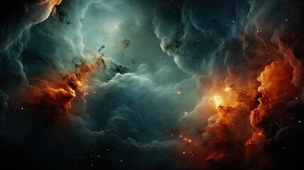 Wall Mural - cosmic nebula background sky cloud breathtaking view milky way with vibrant a space star universe astronomy science fantasy astral mystery