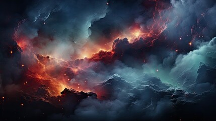 Wall Mural - cosmic nebula background sky cloud breathtaking view milky way with vibrant a space star universe astronomy science fantasy astral mystery