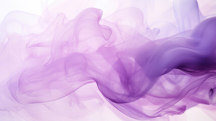 Canvas Print - Dreamy Purple Smoke Abstract Art