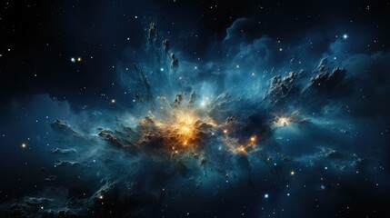 Wall Mural - earth of the view from space realistic galaxy globe planet atmosphere universe astronomy