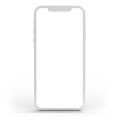 Wall Mural - modern smartphones mockup with blank screens display, device screen. template for presentation brand