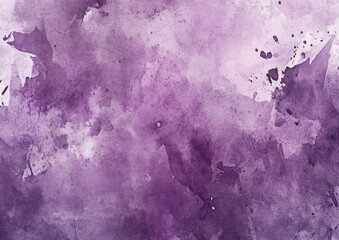 Wall Mural - soft purple watercolor texture with grunge effect featuring space for text background