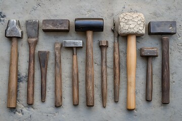 old rusty tools