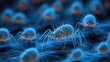 © ORG - Dust mites in the home cause allergic reactions in some people.