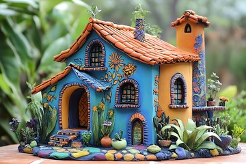 Wall Mural - small house in the garden