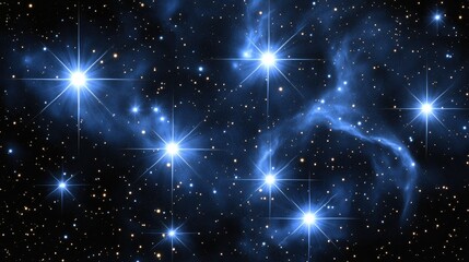 Wall Mural - night sky filled with twinkling stars