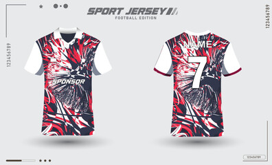 Abstract jersey pattern for sports, ready to print in HD quality