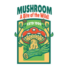 Mushroom Vector Illustration