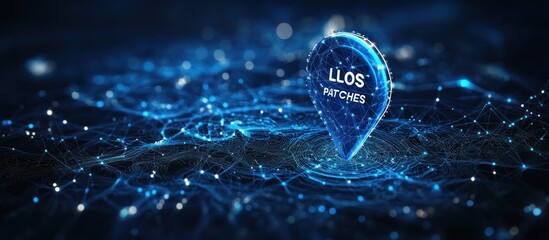 Wall Mural - LLOS Patches: A Digital Network Representation