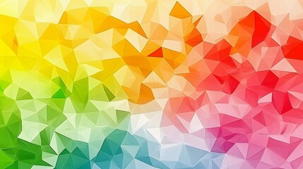 Abstract Colorful Geometric Triangle Pattern Background