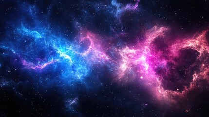 Wall Mural - Nebula Space galacy Ethereal with vibrant colors and swirling patterns universe