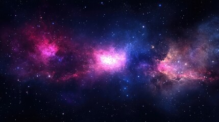 Wall Mural - nebula space galacy ethereal with vibrant colors and swirling patterns universe
