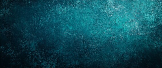 Wall Mural - Textured Abstract Background in Deep Teal and Blue Tones