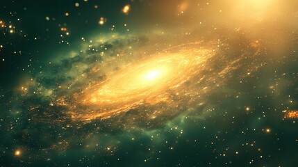 Wall Mural - galaxy space background cosmos univers ethereal nebula with vibrant colors and swirling patterns