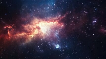 Wall Mural - nebula space galacy ethereal with vibrant colors and swirling patterns universe