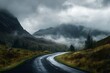 © Adi - Misty Mountain Road: A Serene Journey Through Nature's Embrace