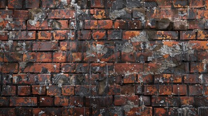 Sticker - Overlapping old brick backdrop.