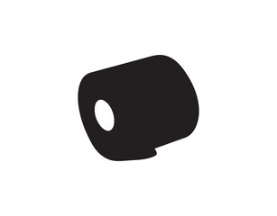 Wall Mural - toilet paper vector icon. bathroom icon. vector illustration.