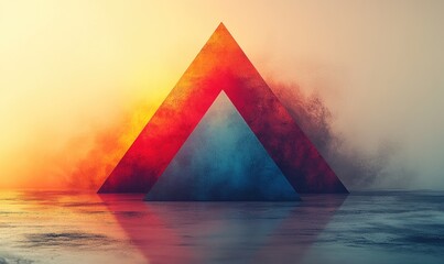 Poster - Abstract Triangle Art