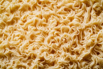 A Close Up Image Showcasing the Intricate Background Texture of Curly Instant Noodles