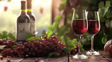 Wine and Harvest Festival Background