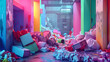 © Oleksandr - Advanced garbage transmutation facility turning trash into valuables and amidst a polychromatic setting