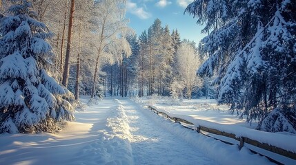 Beautiful Snowman and winter snow illustration,generated with AI.