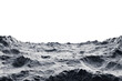 © Lazy_Bear - Moon surface isolated on transparent background. Lunar landscape with deserted landscape and craters formed by meteor impacts