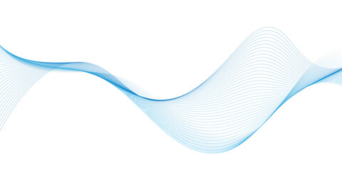 Wall Mural - Abstract business and technology background with wave line stripe design