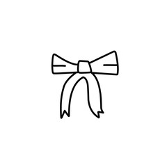 Poster - bow tie outline