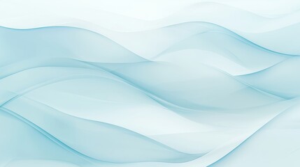 A soft blue background with subtle waves.