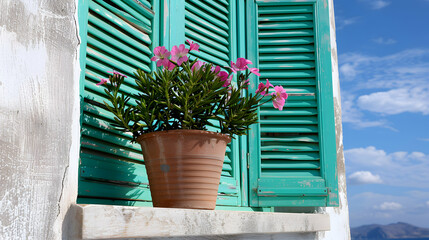 Canvas Print - Naxos Windy Windows Persona