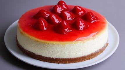 Wall Mural - Strawberry Topped Cheesecake