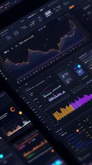 Wall Mural - cutting edge ai powered dashboard for advanced real time website analytics and performance