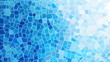 © Thiago - Blue mosaic background wallpaper. Mosaic. Illustration