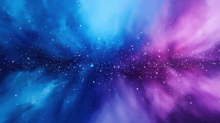 Wall Mural - cosmic acrylic and oil paint background with deep blues and purples, new year's celebration theme wi