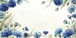 © DD - cornflower frame template illustration