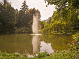 Wall Mural - View of the park of the Villa Imperiale in Galliera Veneta, province of Padua, Italy