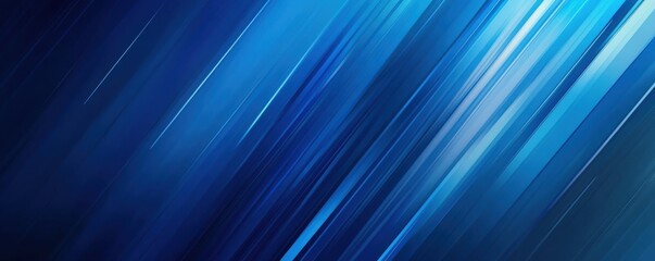 blue gradient background with dynamic diagonal lines creating a sense of motion and energy on a mode