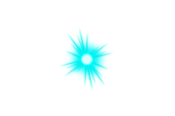 Wall Mural - blue starburst. starlight shine glow on png. sparks and bright sparkles effect isolated. flare, nigh