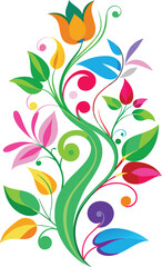 Wall Mural - best Flower design in vector file