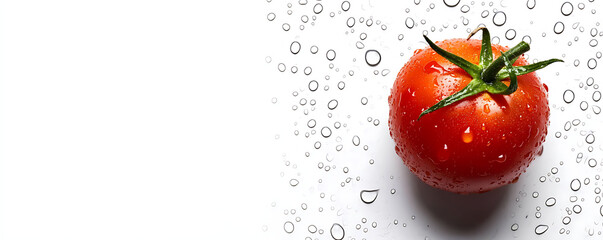 Wall Mural - tomato isolated on white background