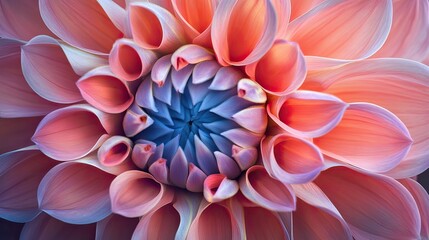 Wall Mural - Flower, delicate petals. Generative AI