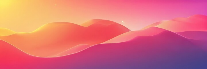 gradient of pink and orange hues, with a gradient of purple and blue tones, creating a visually striking and abstract landscape.