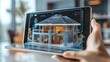 © Kind Bee Studio - Architect using tablet to design a new house.